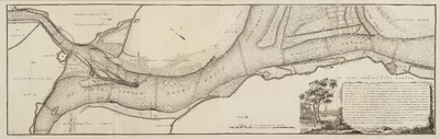 A-5274 Kaart van de Whaal, Pannerdensche Kanaal en opwaarts tot boven het Bylandsche Kanaal, 1797